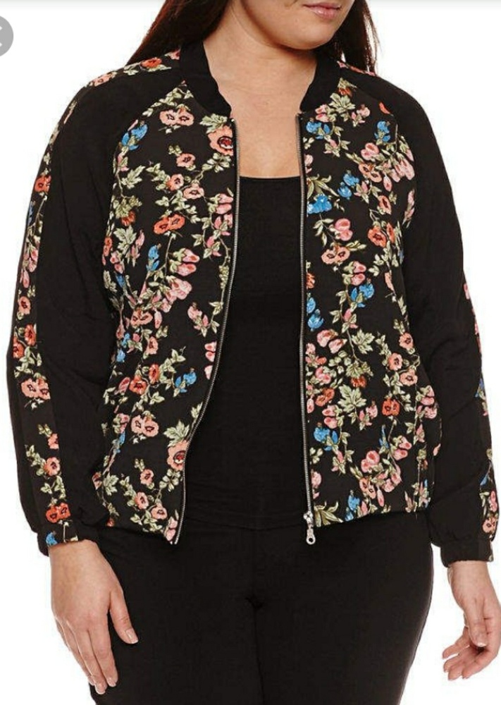 Aylx Floral Bomber Jacket